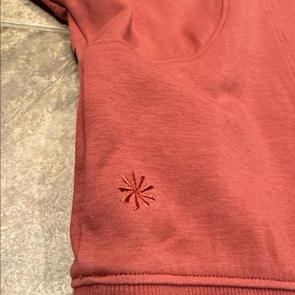 Athleta Sundown Crewneck Sweatshirt in Cranberry Red—Size Medium - Picture 6 of 6